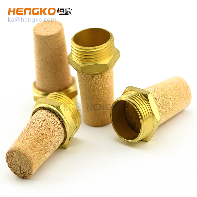 HSC型燒結(jié)銅氣動排氣消聲器 1/8″ 